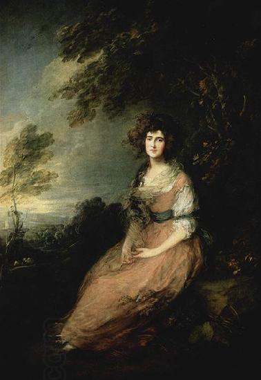 Thomas Gainsborough Portrat der Mrs Richard B Sheridan China oil painting art